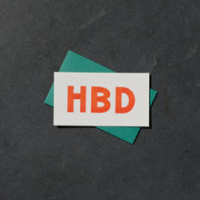 Load image into Gallery viewer, HBD Mini Card
