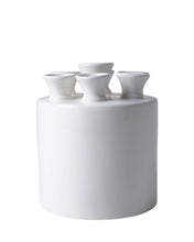 Load image into Gallery viewer, Tulip vase cylinder - White - 16 cm
