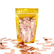 Load image into Gallery viewer, Confetti, rose gold, party, good times, foil, celebration, celebrate, pack, Coachella confetti, Coachella, party confetti, shiny, the og, Palm Springs, coronavirus, rona, covid, covid-19, party safely inside, pandemic parties, pandemic 
