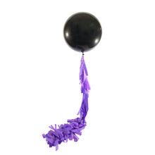 Load image into Gallery viewer, Festival ballon, rave balloon, black balloon, oversized balloon, rave kit, festival kit, Coachella balloon, Coachella, giant balloon, the festival, Palm Springs, coronavirus, rona, covid, covid-19, party safely inside, pandemic parties, pandemic 
